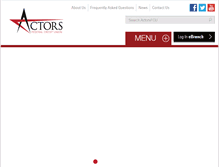 Tablet Screenshot of actorsfcu.com